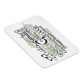 Adjectief Word Cloud beginnend met letter G Magneet (Rechterzijde)