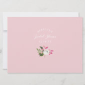 Adjectieven van de liefdeslijst Roze Vrijgezellenf Kaart (Achterkant)