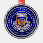 Adjudant-generaal Corps AG Metalen Ornament (Voorkant)