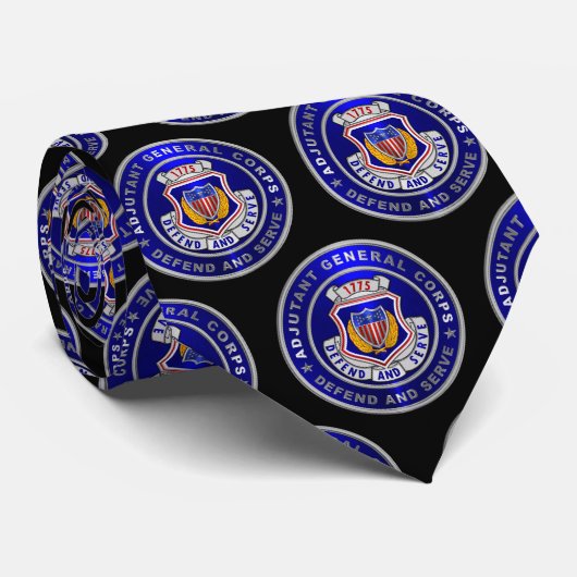 Adjudant-generaal Corps AG Stropdas (Opgerold)