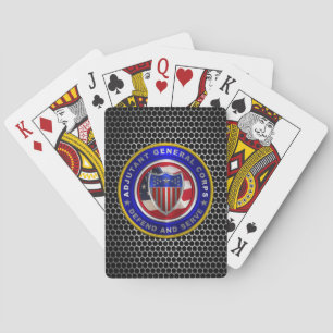 Adjudant Generaal Eervol Veteraan Pokerkaarten