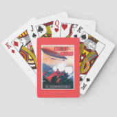 Adjudant Vincenot WWI Airship Promotion Poster Speelkaarten (Achterkant)