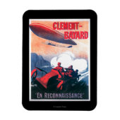 Adjudant Vincenot WWI Airship Promotional Poster Magneet (Verticaal)