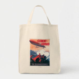 Adjudant Vincenot WWI Airship Promotional Poster Tote Bag