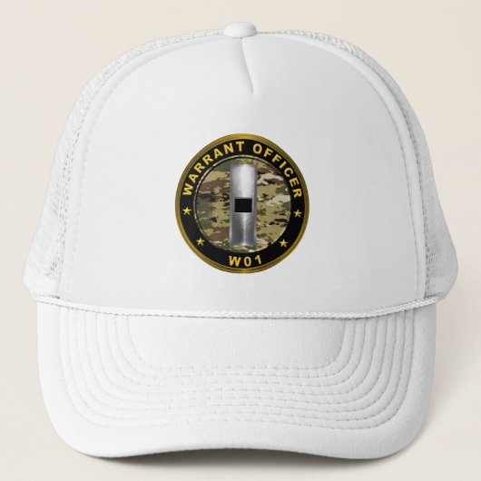 Adjudant W01 Trucker Pet (Voorkant)