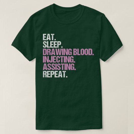 Adjunct-assistent voor gezondheidszorg t-shirt (Design voorkant)