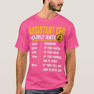 Adjunct CFO Hourly Tarief Funny Chief Financial va T-shirt