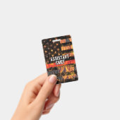 Adjunct-chef brandweer Vlag Badge (Handheld)