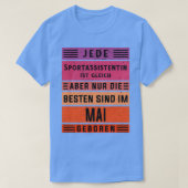 Adjunct-coach verjaardag Meester-assistent T-shirt (Design voorkant)