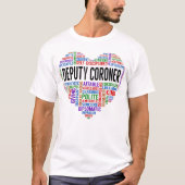 Adjunct-commissaris Heart T-shirt (Voorkant)