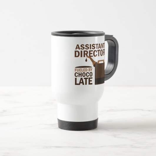 Adjunct-directeur (Funny) Chocolade Reisbeker (Voorkant rechts)