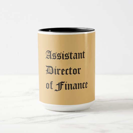 "Adjunct-directeur van Financiën" Mok (Midden)