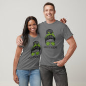 Adjunct-directeur Vrouwen Messy Bun St Patrick's D T-shirt (Unisex)