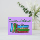 Adjunct-docent: "Stack of Books" Briefkaart (Staand voorkant)