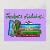 Adjunct-docent: "Stack of Books" Briefkaart (Voorkant)