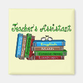 Adjunct-docent: "Stack of Books" Magneet (Voorkant)