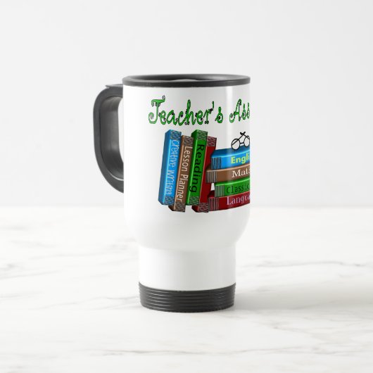 Adjunct-docent: "Stack of Books" Reisbeker (Voorkant links)