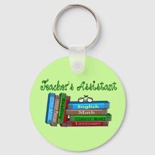 Adjunct-docent: "Stack of Books" Sleutelhanger