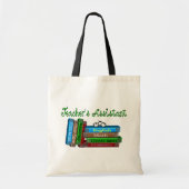 Adjunct-docent: "Stack of Books" Tote Bag (Voorkant)