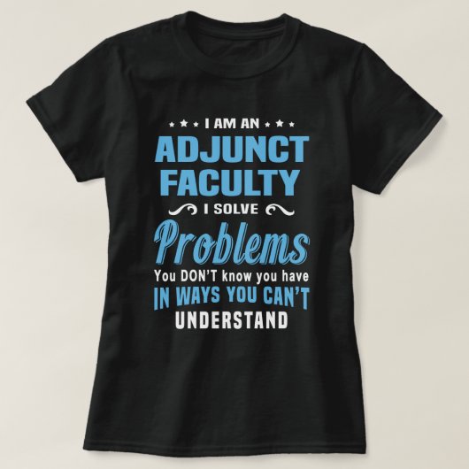 Adjunct Faculty T-shirt (Design voorkant)