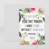 Adjunct-hoofdaanklager Dank de secretaris (Voorkant / Achterkant)