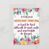 Adjunct - hoofdsecretaris - generaal Bedankt (Voorkant / Achterkant)