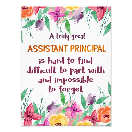 Adjunct - hoofdsecretaris - generaal Bedankt Foto Afdruk (Voorkant)