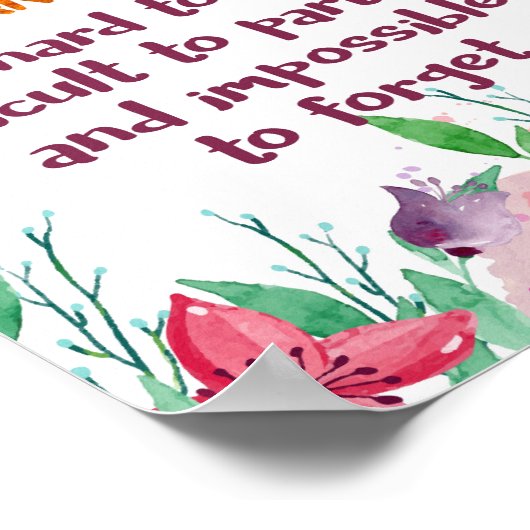 Adjunct - hoofdsecretaris - generaal Bedankt Poster (Hoek)