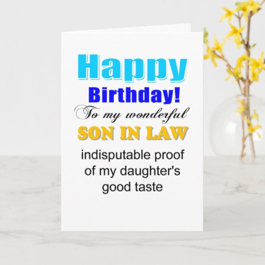 Adjunct-jarige zoon kaart (Gele Bloem)