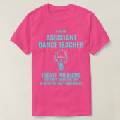 Adjunct-leraar assistent dance leraar I T-shirt (Design voorkant)