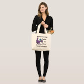 Adjunct-leraar Grote Tote Bag (Voorkant (model))