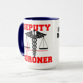 Adjunct-lijkschouwer, MDI, als ze ademhalen Mok (Voorkant links)