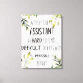 Adjunct-minister van waardering Hartelijk dank, ci Canvas Afdruk (Voorkant)