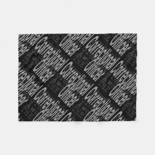 Adjunct-officier extraordinaire fleece deken (Voorkant (Horizontaal))