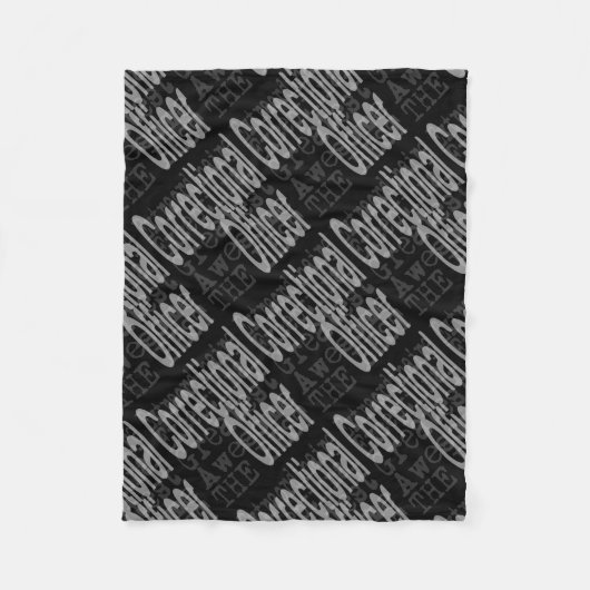 Adjunct-officier extraordinaire fleece deken (Voorkant)