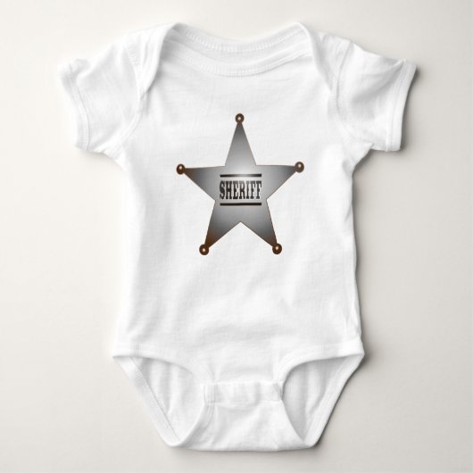 Adjunct-politieagent Baby Bodysuit (Voorkant)