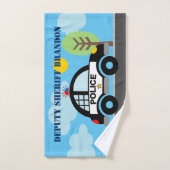 Adjunct-politieagent kind handdoekcadeau handdoek (Handdoek)