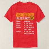 Adjunct-procureur-assistent T-shirt (Design voorkant)