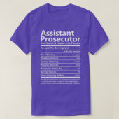 Adjunct-procureur Nutritional and Undenable FA T-shirt (Design voorkant)