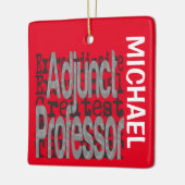 Adjunct-professor Extraordinaire CUSTOM Keramisch Ornament (Links)