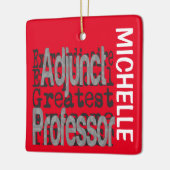 Adjunct-professor Extraordinaire CUSTOM Keramisch Ornament (Links)