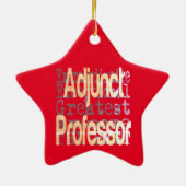 Adjunct-professor Extraordinaire Keramisch Ornament (Achterkant)