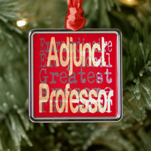 Adjunct-professor Extraordinaire Metalen Ornament