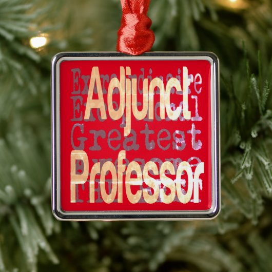 Adjunct-professor Extraordinaire Metalen Ornament (Boom)