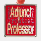 Adjunct-professor Extraordinaire Metalen Ornament (Voorkant)