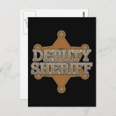 Adjunct-sheriff Briefkaart (Voorkant / Achterkant)