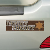 Adjunct-sheriff Bumpersticker (Op auto)