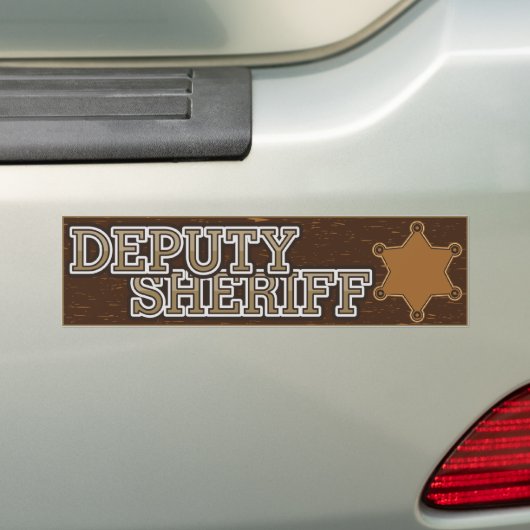 Adjunct-sheriff Bumpersticker (Op auto)