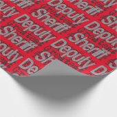 Adjunct-sheriff Extraordinaire Cadeaupapier (Hoek)