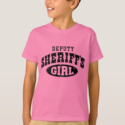 Adjunct-sheriff-Girl T-shirt (Voorkant)